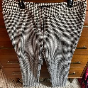 Liz Claiborne work dress pants black and white classic fit